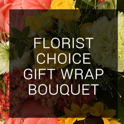 Florist Choice Gift Wrap Bouquet