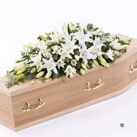 Lily Casket Spray   White *